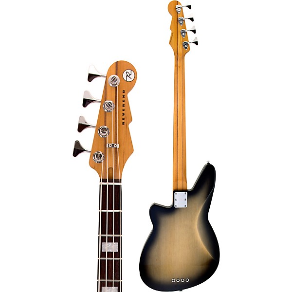 Open Box Reverend Triad Electric Bass Level 2 Korina Burst 197881382780