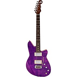 Reverend Kingbolt Rosewood Fingerboard Electric Guitar Transparent Purple