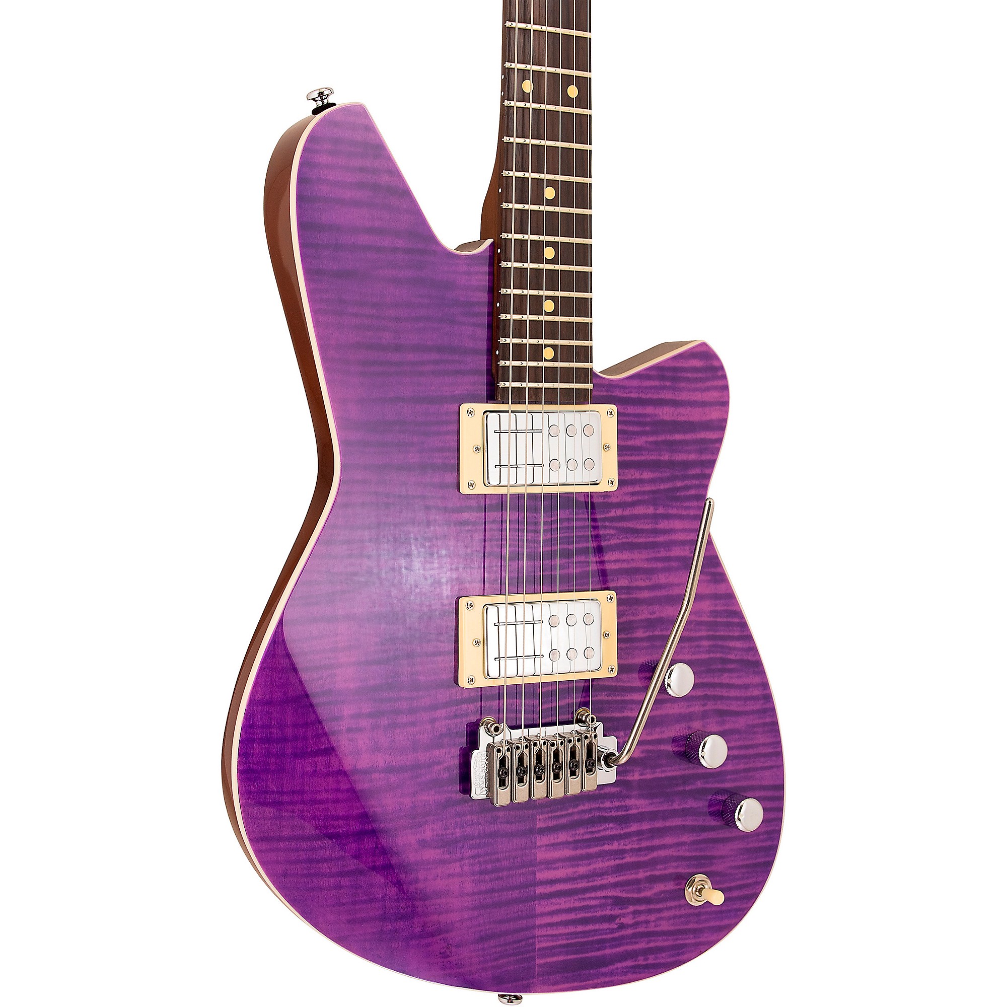 Reverend Kingbolt Rosewood Fingerboard Electric Guitar Transparent