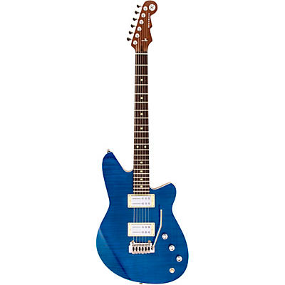 Reverend Kingbolt Rosewood Fingerboard Electric Guitar Transparent Blue for sale