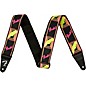 Fender Neon Monogrammed Strap Yellow and Pink 2 in. thumbnail