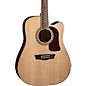 Washburn D10SCE Heritage 10 Series Dreadnought Cutaway Acoustic-Electric Guitar Natural thumbnail