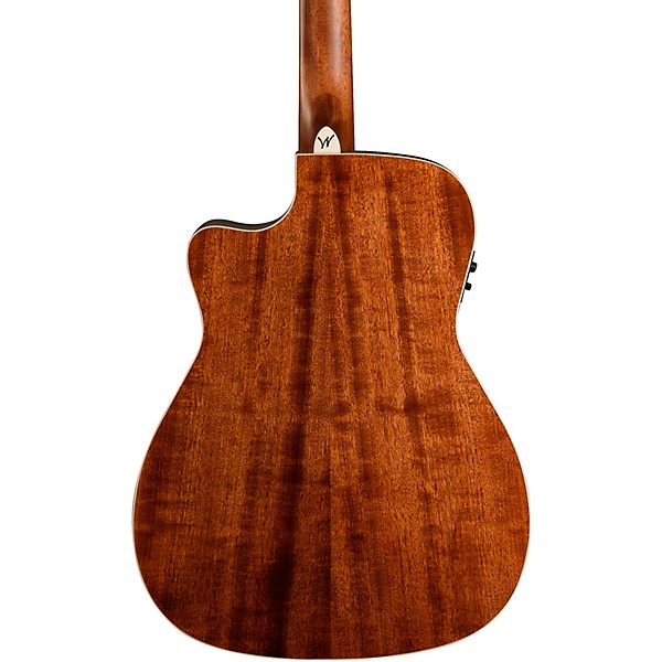 Washburn F11SCE Heritage 10 Series Folk Cutaway Acoustic Electric Guitar Natural