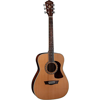 Washburn F11s Heritage 10 Series Folk Acoustic Guitar Natural for sale