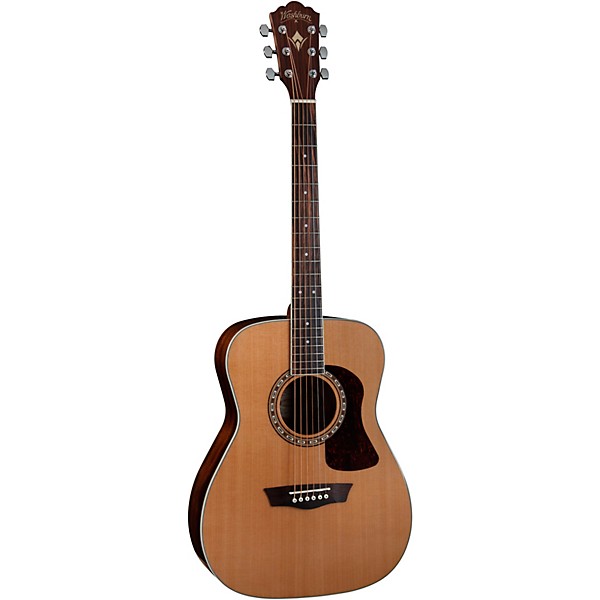 Open Box Washburn F11S Heritage 10 Series Folk Acoustic Guitar Level 2 Natural 197881171919