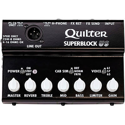 Quilter Labs Superblock Us 25W Guitar Amp Head Black for sale