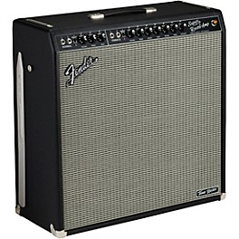 Open Box Fender Tone Master Super Reverb 45W 4x10 Guitar Combo Amp Level 1 Black and Silver