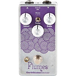 EarthQuaker Devices Plumes Small Signal Shredder Overdrive Effects Pedal Purple