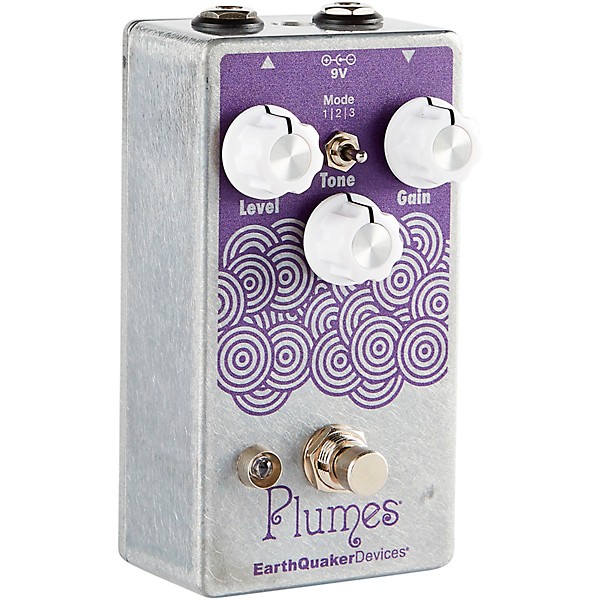 EarthQuaker Devices Plumes Small Signal Shredder Overdrive Effects Pedal Purple