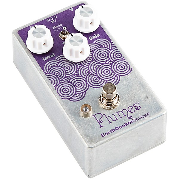 EarthQuaker Devices Plumes Small Signal Shredder Overdrive Effects Pedal Purple