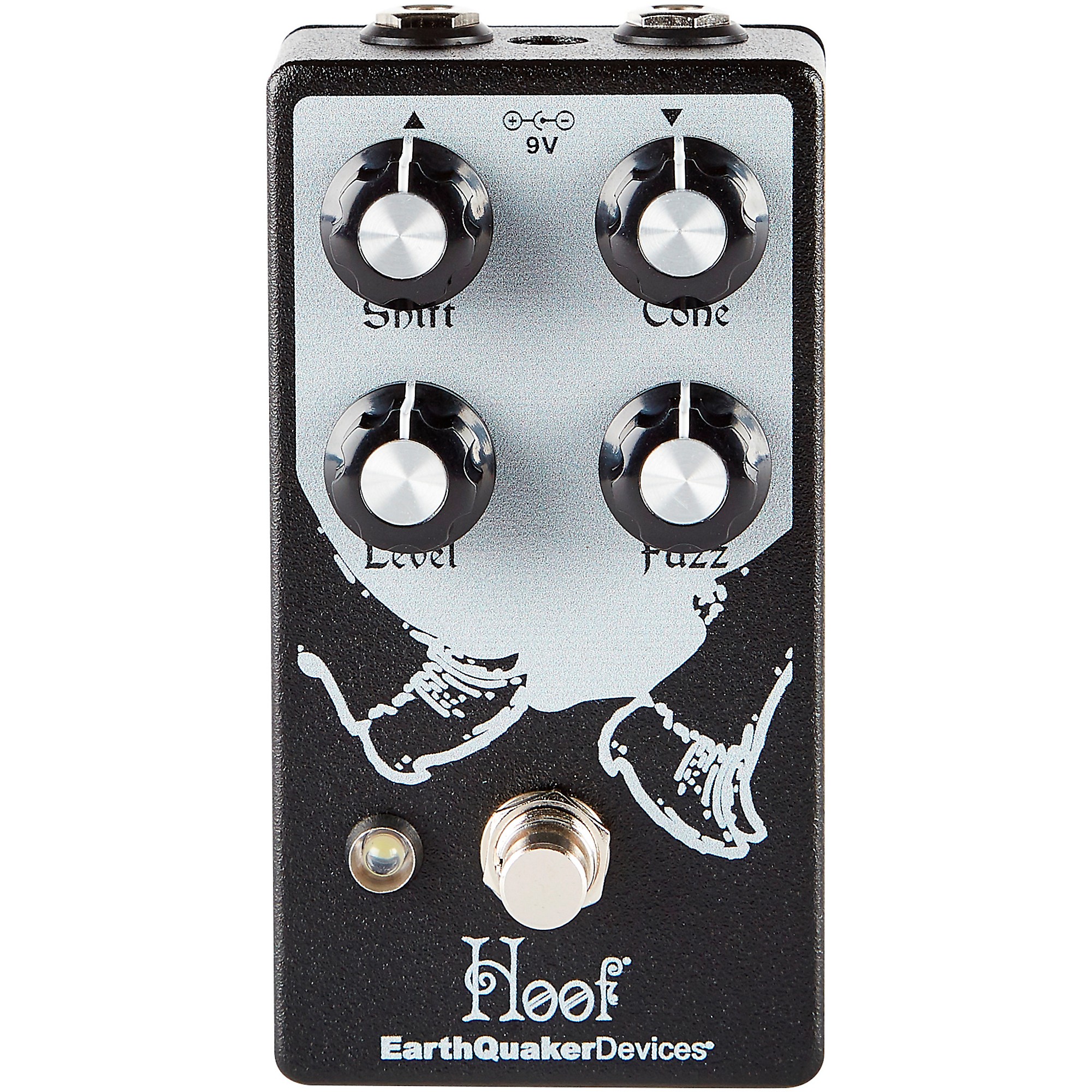 EarthQuaker Devices Hoof V2 Fuzz Effects Pedal Black