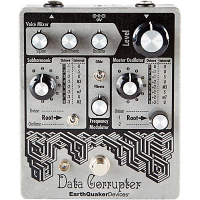 Earthquaker Devices Data Corrupter Modulated Monophonic Pll Harmonizer Effects Pedal Black for sale