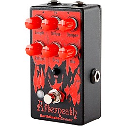 EarthQuaker Devices Afterneath V3 Reverb Effects Pedal Red