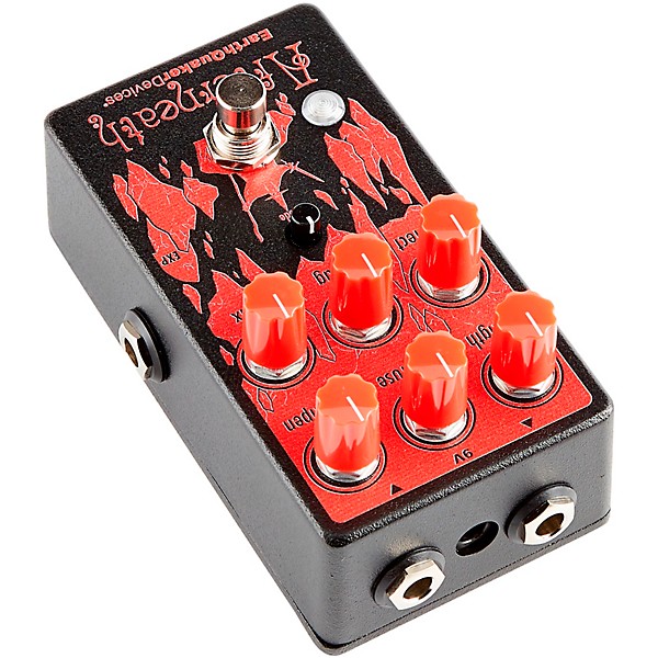 EarthQuaker Devices Afterneath V3 Reverb Effects Pedal Red