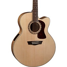 Washburn J40SCE Heritage 40 Series Jumbo Acoustic Electric Guitar Natural