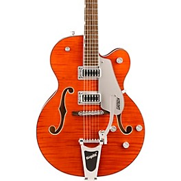 Gretsch Guitars G5427T Electromatic Hollowbody Single-Cut Flame Maple Top With Bigsby Limited-Edition Electric Guitar Oran...