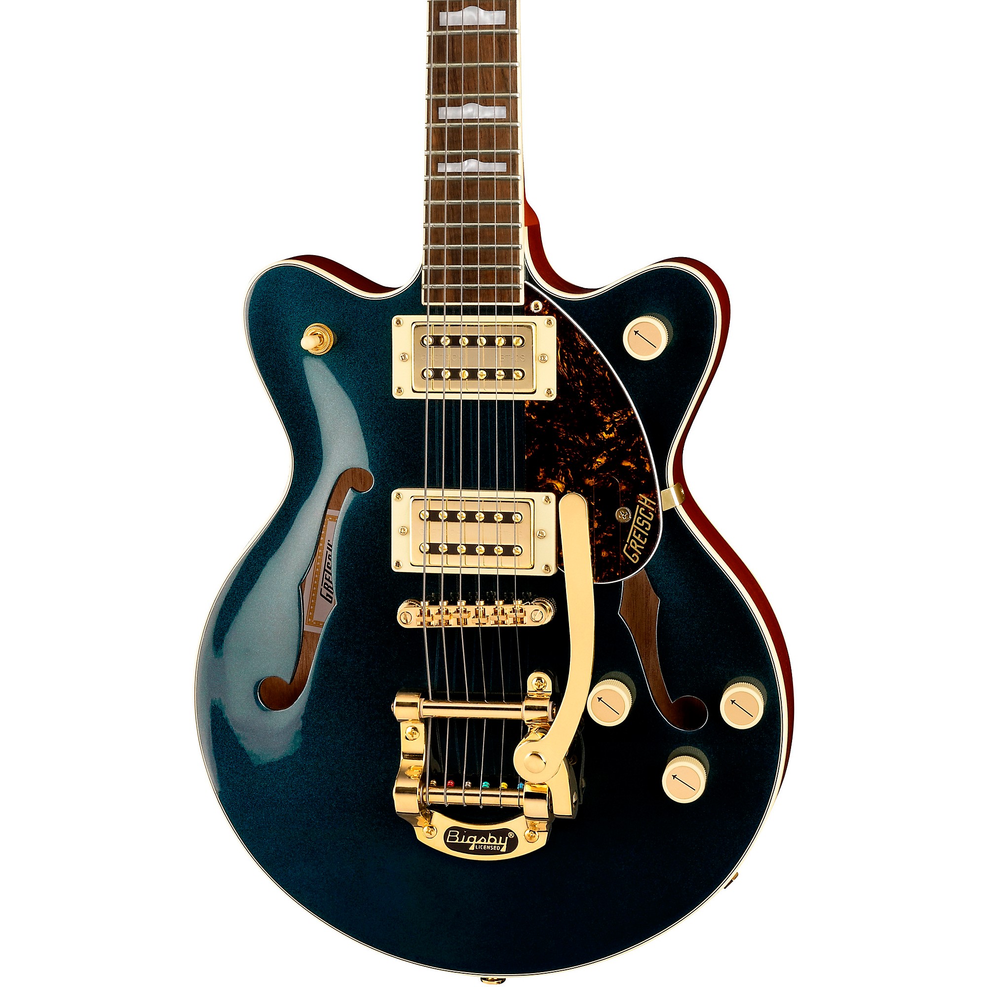 Gretsch Guitars G2657TG Streamliner Center Block Jr. Double-Cut With Bigsby  Limited-Edition Electric Guitar Midnight Sapphire