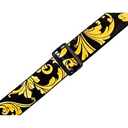 Levy's Nita Strauss Signature Polyester Guitar Strap Black/Gold