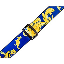 Levy's Nita Strauss Signature Polyester Guitar Strap Blue/Gold