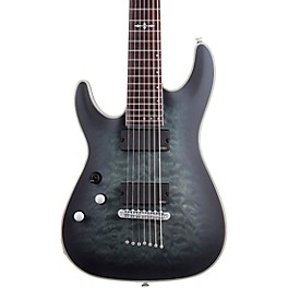 Schecter Guitar Research C-7 Platinum Left-Handed Electric Guitar See Thru Black Satin