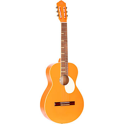 Ortega Gaucho Parlor Classical Guitar Orange for sale
