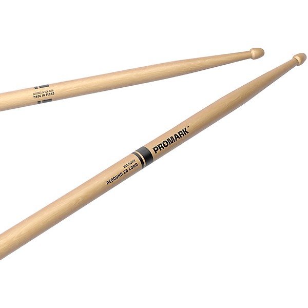 Promark Rebound Long Hickory Drum Stick 2B Wood