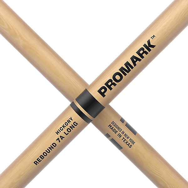 Promark Rebound Long Hickory Acorn Tip Drum Sticks 7A