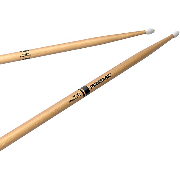 Promark Rebound Hickory Drum Sticks 7A Nylon