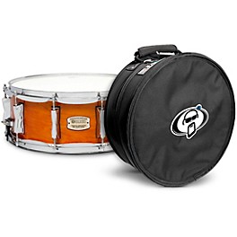 Yamaha Honey Amber Stage Custom Birch Snare With Protection Racket Case