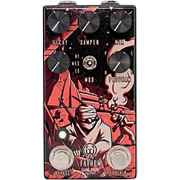 Walrus Audio Fathom Multi-Function Reverb Luna Series v2 Effects Pedal Metallic Black