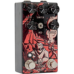 Walrus Audio Fathom Multi-Function Reverb Luna Series v2 Effects Pedal Metallic Black