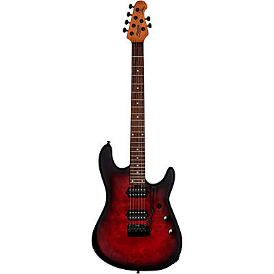 Sterling By Music Man Jason Richardson Cutlass Signature Electric Guitar Dark Scarlet Burst Satin for sale