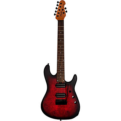 Sterling By Music Man Jason Richardson Cutlass Signature 7-String Electric Guitar Dark Scarlet Burst Satin for sale