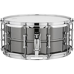 Ludwig Black Beauty Snare Drum With Tube Lugs and SKB Case