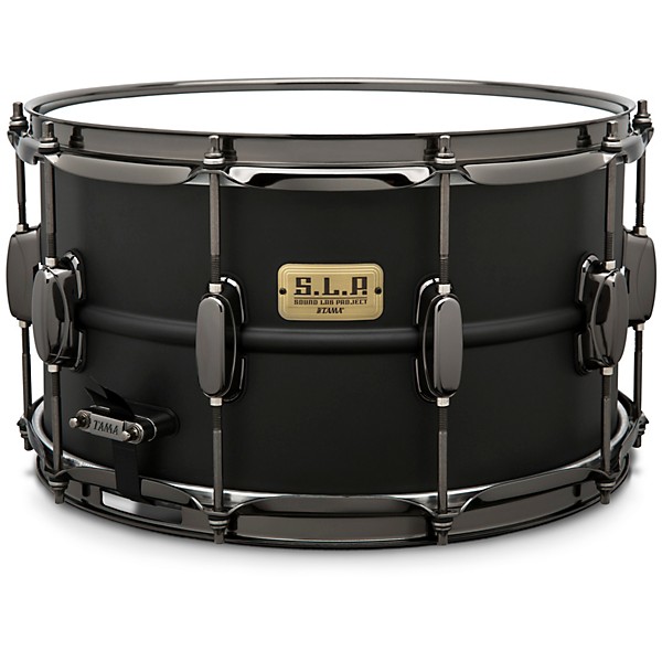 TAMA S.L.P. Big Black Steel Snare Drum With Road Runner Bag
