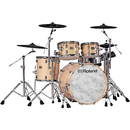 Roland VAD706 V-Drums Acoustic Design Drum Kit Gloss Natural Finish