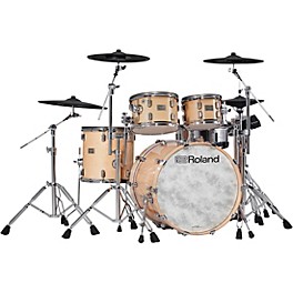 Roland VAD706 V-Drums Acoustic Design Drum Kit Gloss Natural Finish