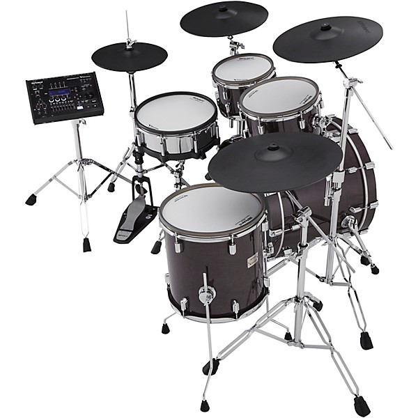 Roland VAD706 V-Drums Acoustic Design Drum Kit Gloss Ebony Finish
