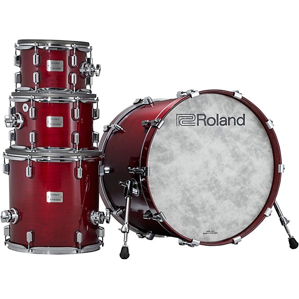Roland VAD706 V-Drums Acoustic Design Drum Kit Gloss Cherry Finish