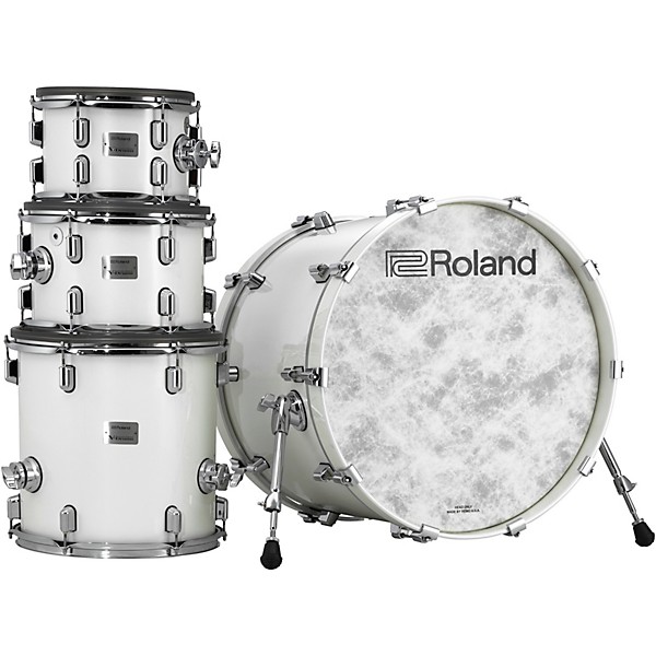 Roland VAD706 V-Drums Acoustic Design Drum Kit Pearl White Finish
