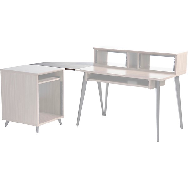 Gator Frameworks GFW-ELITEDESKCRNR Elite Furniture Series Corner Desk Section Driftwood Grey