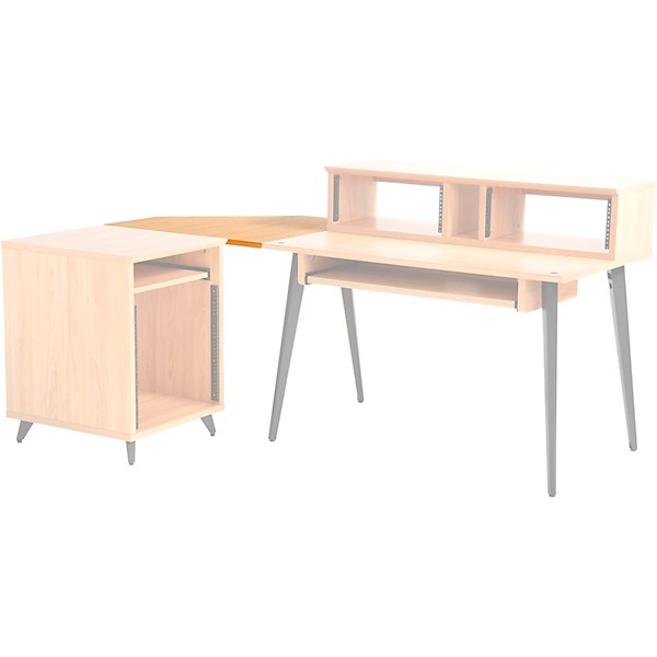 Gator Frameworks GFW-ELITEDESKCRNR Elite Furniture Series Corner Desk Section Natural Maple