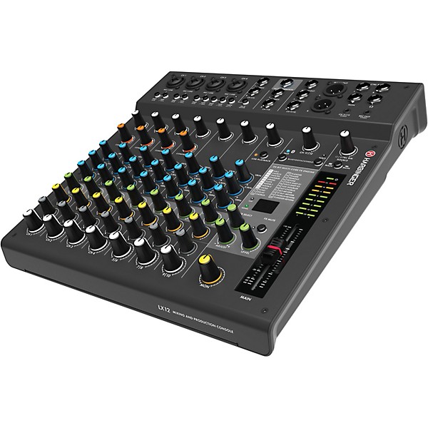 Harbinger LX12 12-Channel Analog Mixer With Bluetooth, FX & USB Audio