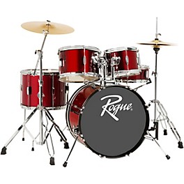 Rogue RGD0520 5-Piece Complete Drum Set Dark Red Rogue RGD0520 5-Piece Complete Drum Set Dark Red