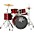 Rogue RGD0520 5-Piece Complete Drum Set Dark Red Rogue RGD0520 5-Piece Complete Drum Set Dark Red