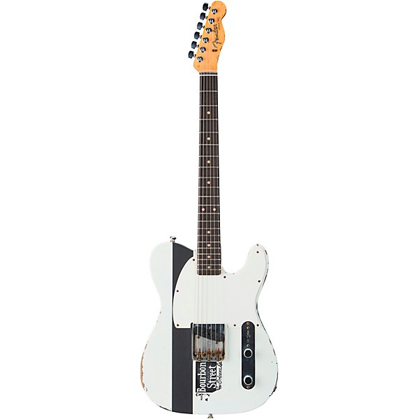 Fender Custom Shop Limited Edition Joe Strummer Esquire Relic Rosewood Fingerboard Electric Guitar Olympic White