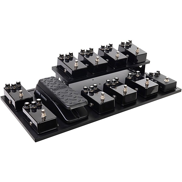 Blackbird Pedalboards 12x24 Black Alchemy Pedalboard and ATA Case