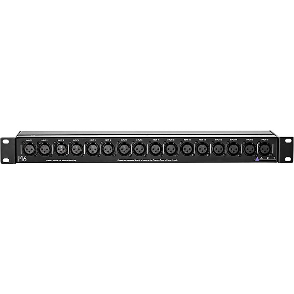 Art P16 16-Channel XLR Balanced Patch Bay