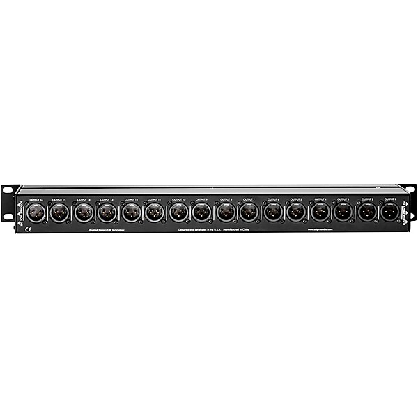 Art P16 16-Channel XLR Balanced Patch Bay