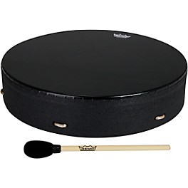 Remo Bahia Bass Buffalo Drum Black Earth 16x3.5 Inch